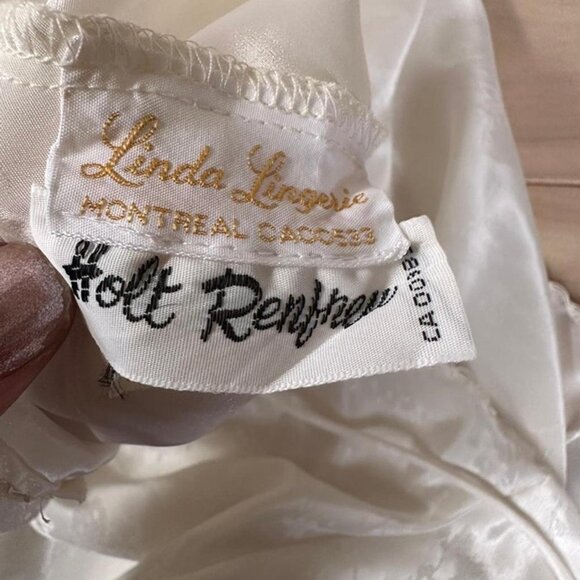 Vintage Holt Renfrew Satin Cami – Linda Lingerie Montréal – Size XS/S - Picture 5 of 7